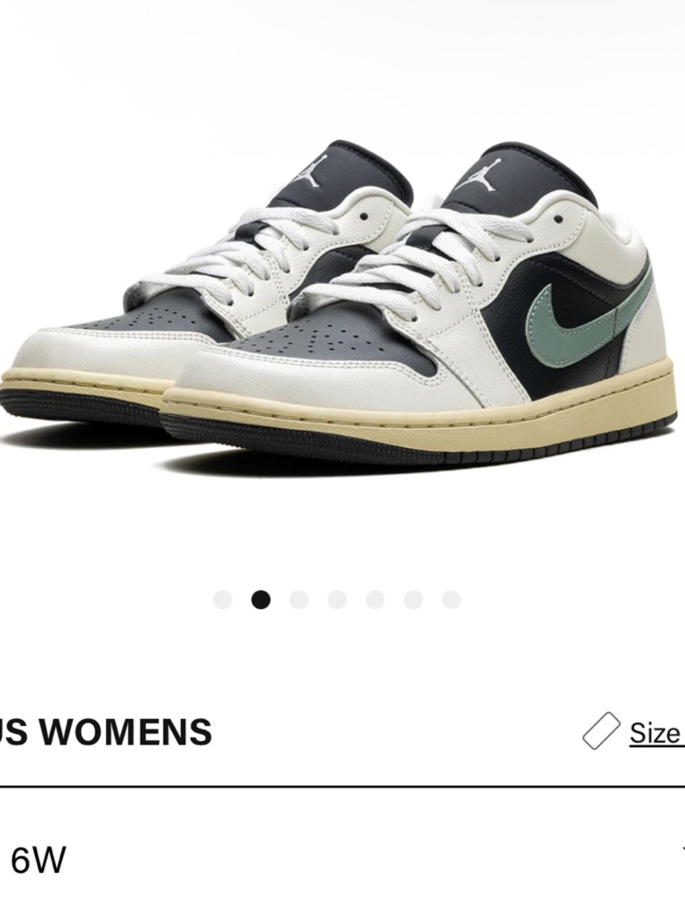 AIR JORDAN 1 LOW WOMENS
"JADE SMOKE"